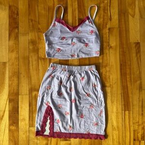 Floral Two-Piece Set